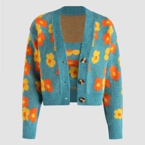 Cardigan and Tank Set